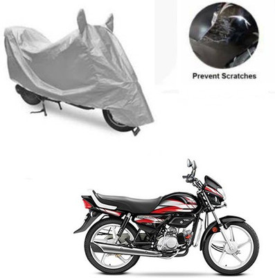 RPSENTTERPR Waterproof Two Wheeler Cover for Hero(CD deluxe, Silver)