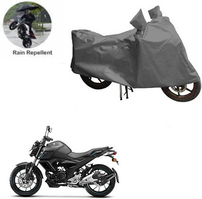 MOTOWORLD Waterproof Two Wheeler Cover for Yamaha(FZ, Grey)