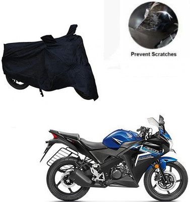 RPSENTTERPR Waterproof Two Wheeler Cover for Honda(CBR 150R, Black)