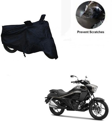 RPSENTTERPR Waterproof Two Wheeler Cover for Suzuki(Intruder, Black)