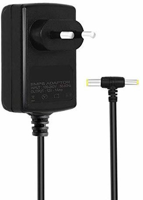 geeta enterprises Power Adaptor DC 9V 1A Input 100v-240v volts SMPS Power Supply 1 Amp Adapter 9 W Adapter (Power Cord Included) Worldwide Adaptor(Black)