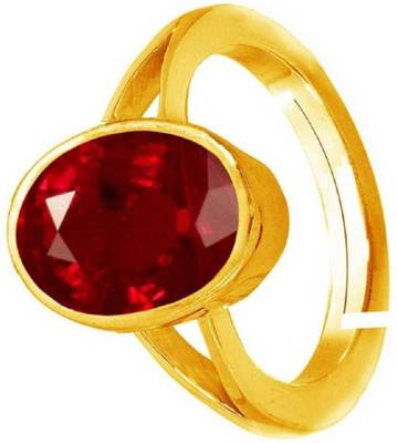 RATAN BAZAAR Natural Manik Stone Ring Certified 6.25 carat manik
