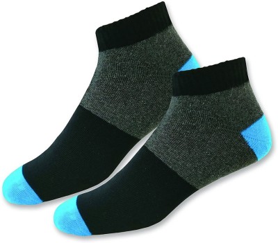 RBSOCK Men & Women Color Block Low Cut(Pack of 2)