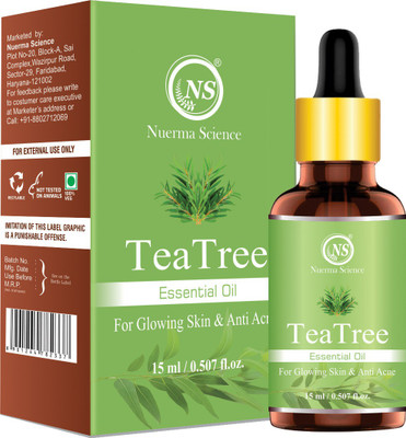 Nuerma Science Tea Tree Oil Pure For Anti Acne & Glowing Skin(15 ml)