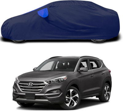 ANTHUB Car Cover For Hyundai Tucson (With Mirror Pockets)(Blue)