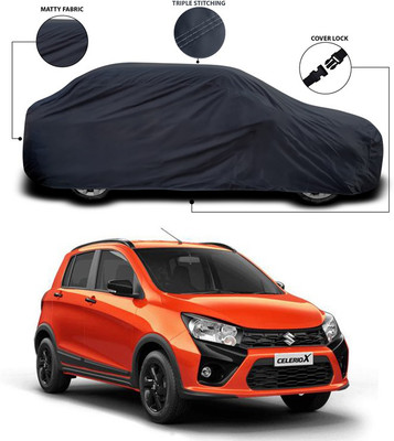 ANTHUB Car Cover For Maruti Suzuki Celerio X (Without Mirror Pockets)(Grey)