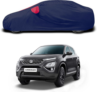 SEBONGO Car Cover For Tata Harrier (With Mirror Pockets)(Red)