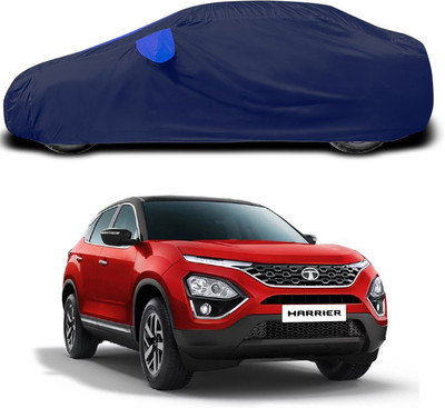 ANTHUB Car Cover For Tata Harrier (With Mirror Pockets)(Blue)