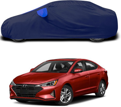 ANTHUB Car Cover For Hyundai Elantra (With Mirror Pockets)(Blue)