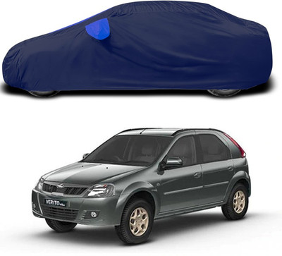 ANTHUB Car Cover For Mahindra Verito Vibe (With Mirror Pockets)(Blue)