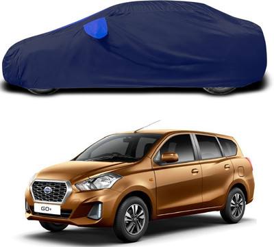ANTHUB Car Cover For Nissan Go+ (With Mirror Pockets)(Blue)