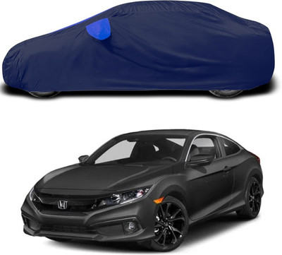 ANTHUB Car Cover For Honda Civic (With Mirror Pockets)(Blue)