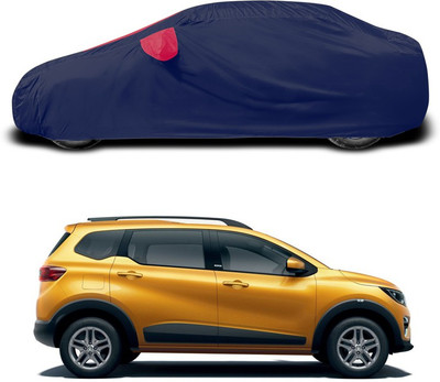 ANTHUB Car Cover For Renault Triber (With Mirror Pockets)(Red)