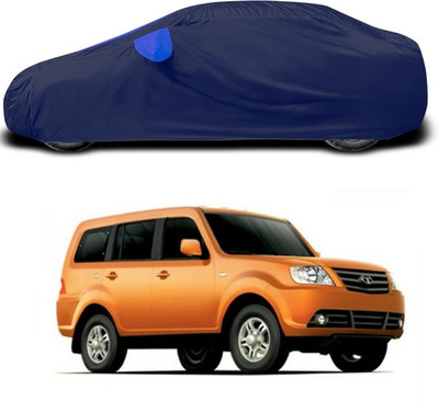 ANTHUB Car Cover For Tata Sumo Grande (With Mirror Pockets)(Blue)