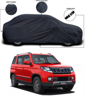 ANTHUB Car Cover For Mahindra TUV300 (Without Mirror Pockets)(Grey)