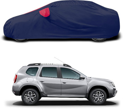 ANTHUB Car Cover For Renault Duster (With Mirror Pockets)(Red)