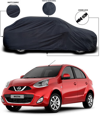 ANTHUB Car Cover For Nissan Micra (Without Mirror Pockets)(Grey)