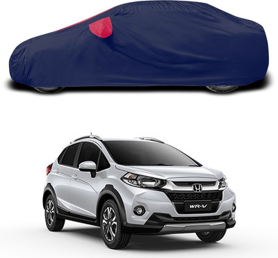 SEBONGO Car Cover For Honda WRV (With Mirror Pockets)(Red, Blue)