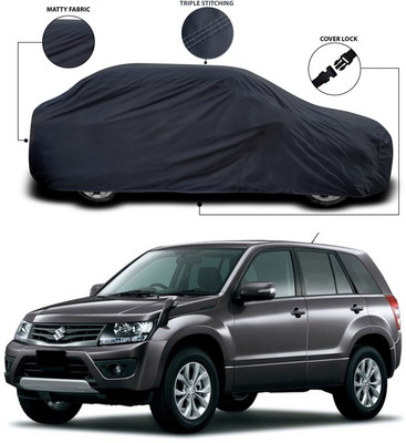 SEBONGO Car Cover For Maruti Suzuki Grand Vitara (Without Mirror Pockets)(Grey)