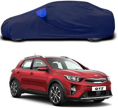 ANTHUB Car Cover For Kia QYI (With Mirror Pockets)(Blue)