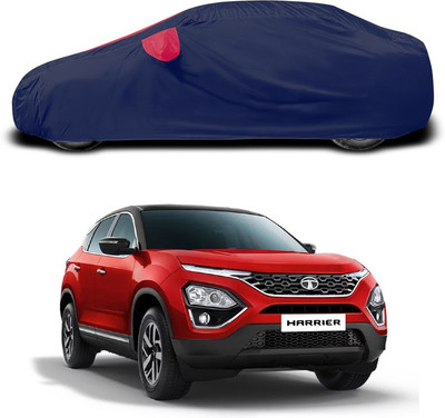 SEBONGO Car Cover For Tata Harrier (With Mirror Pockets)(Red)