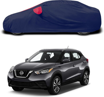 ANTHUB Car Cover For Nissan Kicks (With Mirror Pockets)(Red)