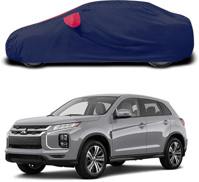 ANTHUB Car Cover For Mitsubishi Outlander (With Mirror Pockets)(Red, Blue)