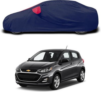 ANTHUB Car Cover For Chevrolet Spark (With Mirror Pockets)(Multicolor)