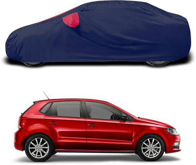 ANTHUB Car Cover For Volkswagen Polo GT (With Mirror Pockets)(Red)
