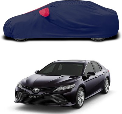 ANTHUB Car Cover For Toyota Camry (With Mirror Pockets)(Red, Blue)