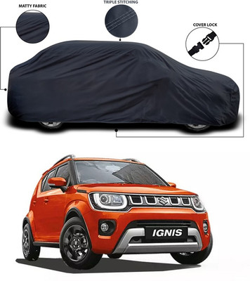 ANTHUB Car Cover For Maruti Suzuki Ignis (Without Mirror Pockets)(Grey)