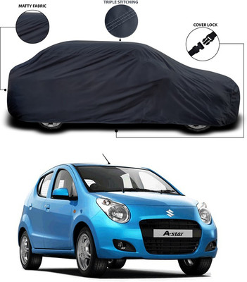 SEBONGO Car Cover For Maruti Suzuki A-Star (Without Mirror Pockets)(Grey)