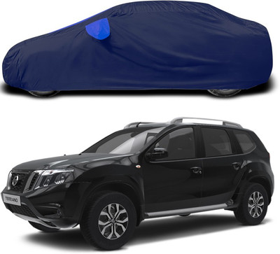 ANTHUB Car Cover For Nissan Terrano (With Mirror Pockets)(Blue)