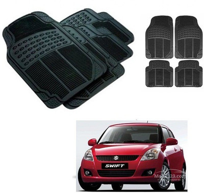 After cars Rubber 3D Mat For  Maruti Suzuki Swift(Black)