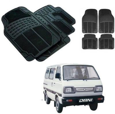 After cars Rubber 3D Mat For  Maruti Suzuki Omni(Black)