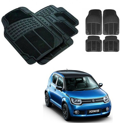 After cars Rubber 3D Mat For  Maruti Suzuki Ignis(Black)