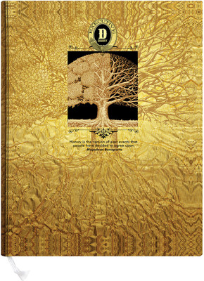 Abstract Collection B5 Monthly Planner B5 Diary Single Rule 366 Pages(Yellow)