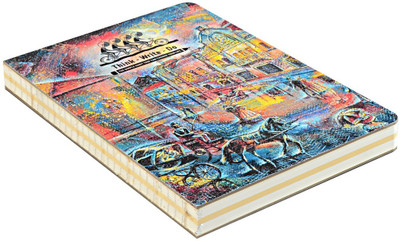 THINK WRITE DO RUSTIC A5 Journal RULED 300 Pages(Multicolor)