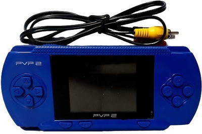 Clubics New PVP2 Video Game for Kids 1 GB with Super Mario, Contra(Blue)