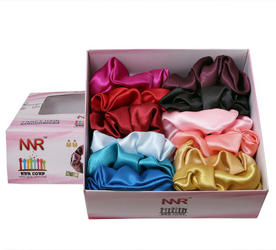 NNR Satin scrunchies Rubber Band(Multicolor)