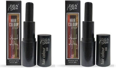 EVE-N Hair Color Touch Up Stick Black (4g x2 ) Total 8 g_a43 , Black