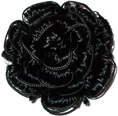 Clixfox Natural Black Elastic  Extension Bun Hair Extension