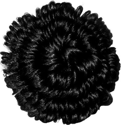Clixfox Natural Black Elastic  Extension Bun Hair Extension
