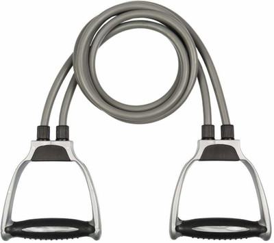 EKTAELITE Rehab Double Toning Resistance Tube Pull Rope Elastic Rubber Exercise Band-Stretching, Resistance Tube(Grey)