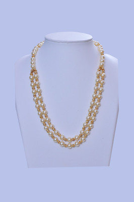 Vishaka Pearl jewellers Pearl Mother of Pearl, Alloy Necklace Set