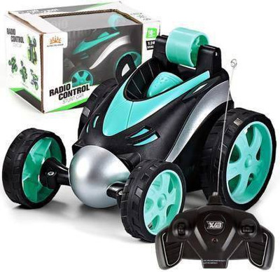 Montreal RC Car Tumbling Stunt Dump Truck Remote Control Toys (Multicolor)(Multicolor)