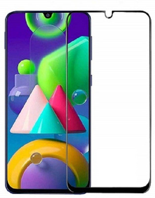 XRENGTH Edge To Edge Tempered Glass for Samsung Galaxy M21(Pack of 1)