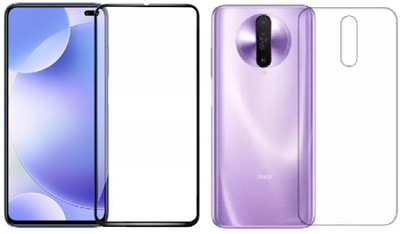 Mobilive Front and Back Tempered Glass for Xiaomi Redmi Poco X2(Pack of 2)