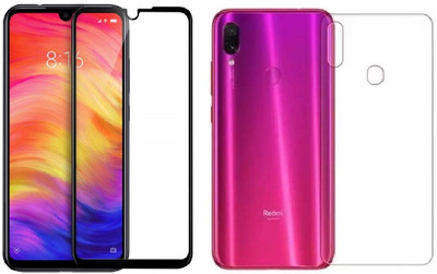 Mobilive Front and Back Tempered Glass for Xiaomi Redmi Note 7(Pack of 2)