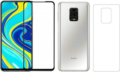 Mobilive Front and Back Tempered Glass for Xiaomi Redmi Note 9 Pro(Pack of 2)